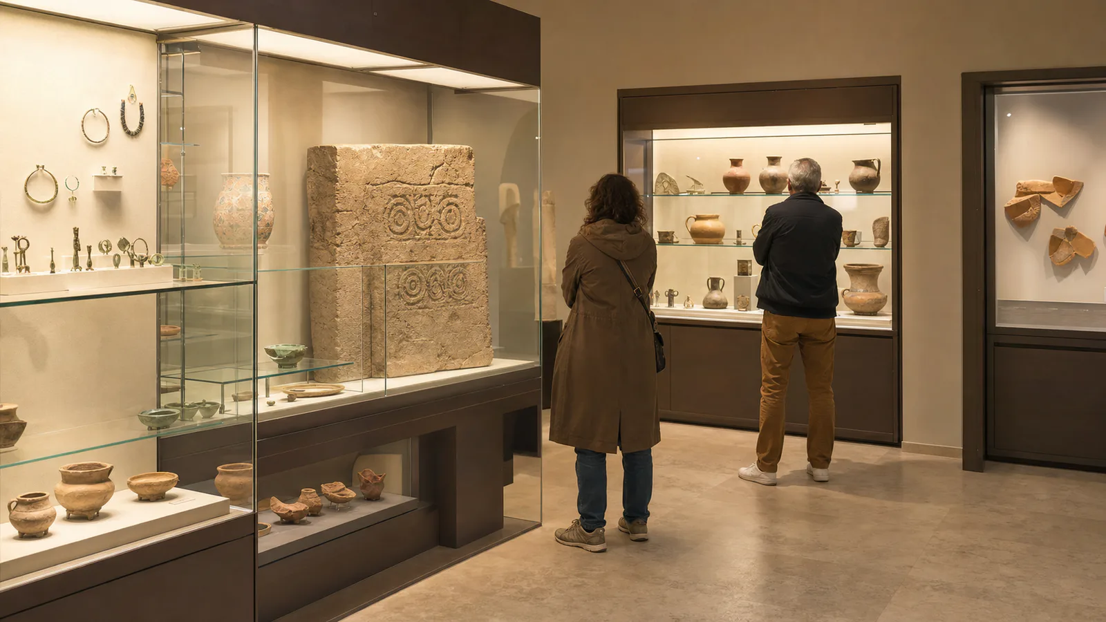 A quiet gallery presenting the material culture of Morocco’s past